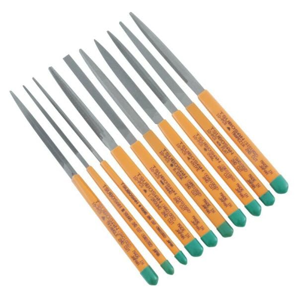 ツボサン 組ヤスリ10本組セット 中目 キコウシヨウ 大工道具 ヤスリ ヤスリセット