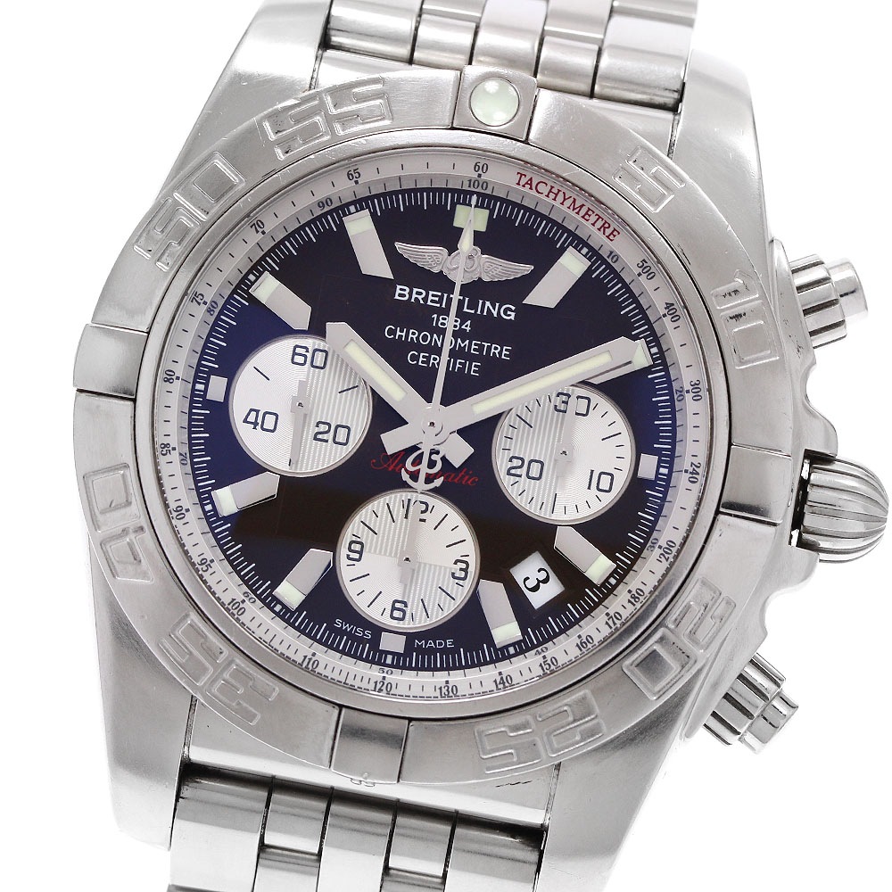 ブライトリング BREITLING AB0110/A011Q75PA クロノマット 44 クロノグラフ 自動巻き メンズ 保証書付き_939642【中古】