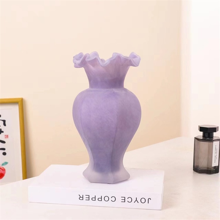 2025新品限定激安セール ザクロの花瓶 花瓶 瑠璃の花瓶 大人気 水耕花器 家の装飾 家の置物 フォータイル トレンド