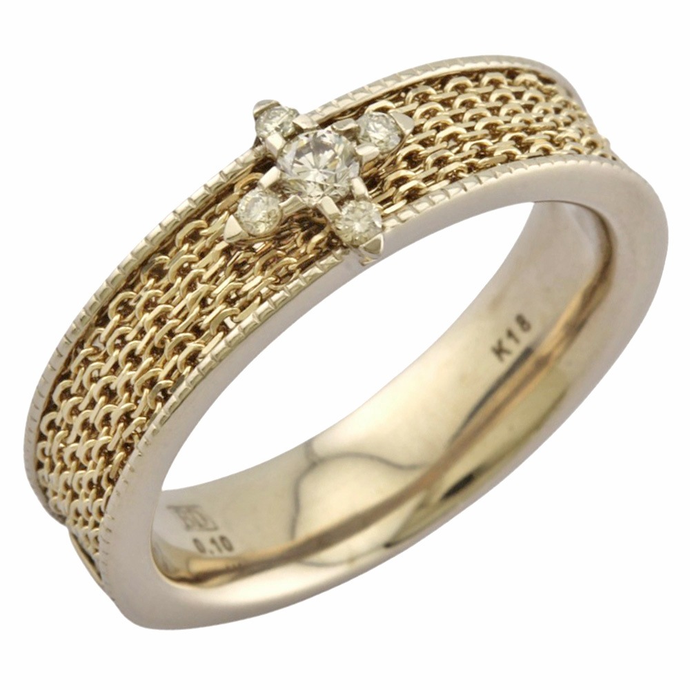 カシケイ ネイキッド リング 指輪 12号 18金 K18ゴールド ブラウンダイヤモンド KASHIKEY 中古 美品 90,750円