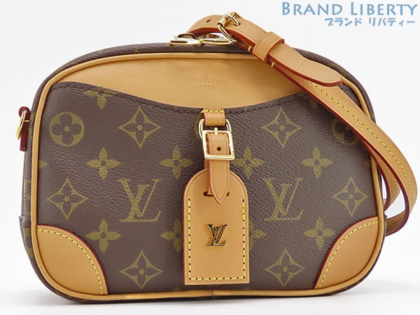 Qoo10] Louis Vuitton 超美品ルイヴィトンモノグラムドーヴィルM