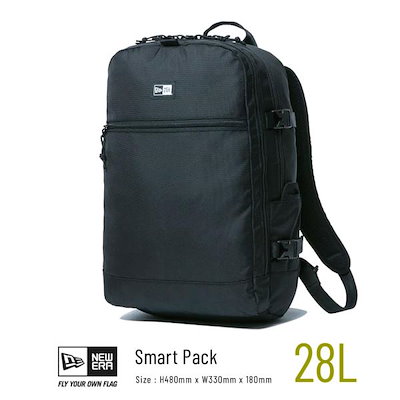 他サイト： ニューエラ リュック バックパック メンズ レディース NEW ERA スマートパック 28L スクエア型 大容量 撥水 通勤 通学 ビジネス おしゃれ ブランドの商品画像