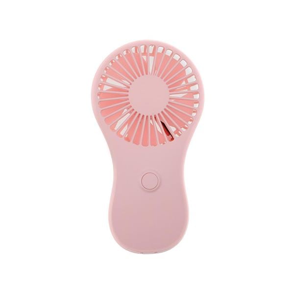 （まとめ）エツミ ハンディファン 電池式 ピンク [x5個セット] V-82422X5