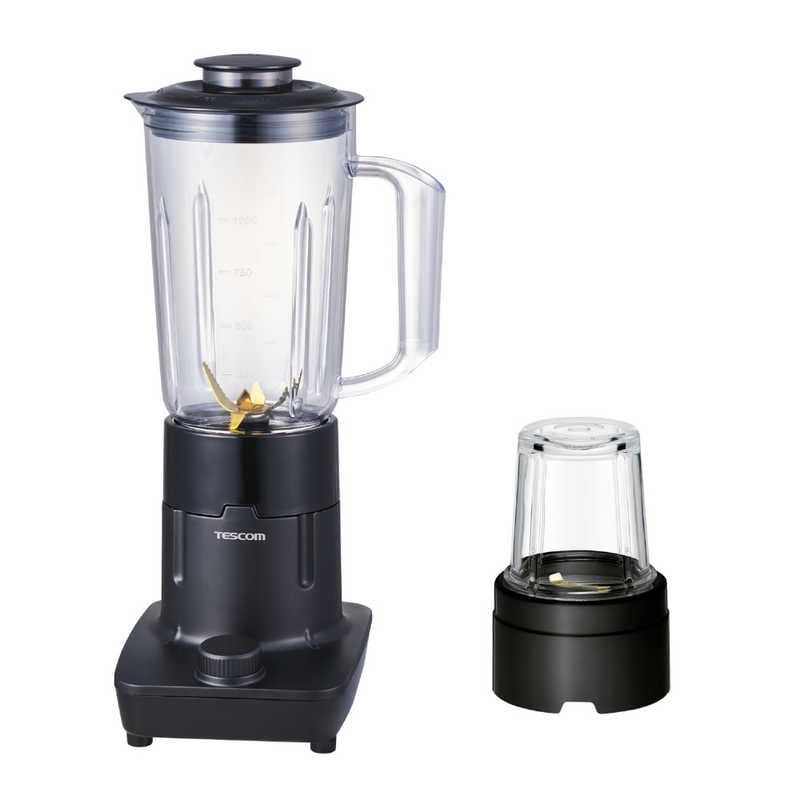 テスコム　ジュースミキサー＆ミル 1000ml トライタン ダイヤルスイッチ式　TMX50A-K