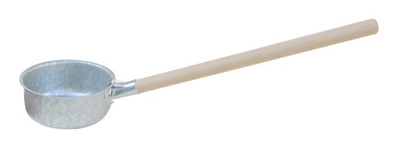 日本製 Japan 土井金属化成 トタン万能杓 5号（木柄付き）（K） まとめ買い60個セット