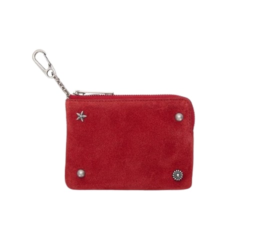 STUD ZIPPER WALLET