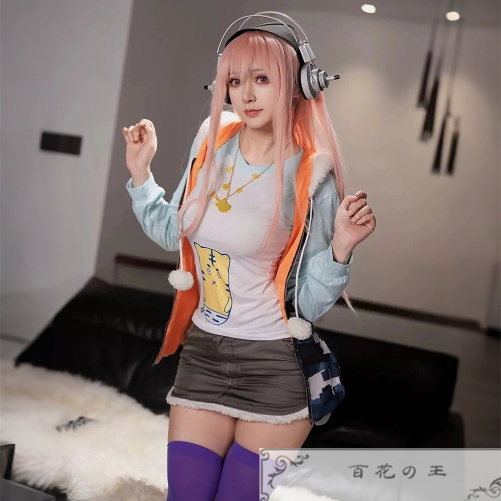 在庫品 すーぱーそにこ ニコちゃん コスプレ衣装 ハロウィン コスチューム 変装 仮装