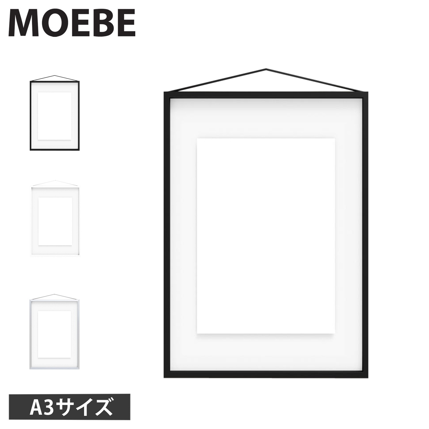 フレーム 額縁 ポスター フォト 写真 A3 壁掛け 木製 北欧 Frame A3 wood Aluminium FABA3