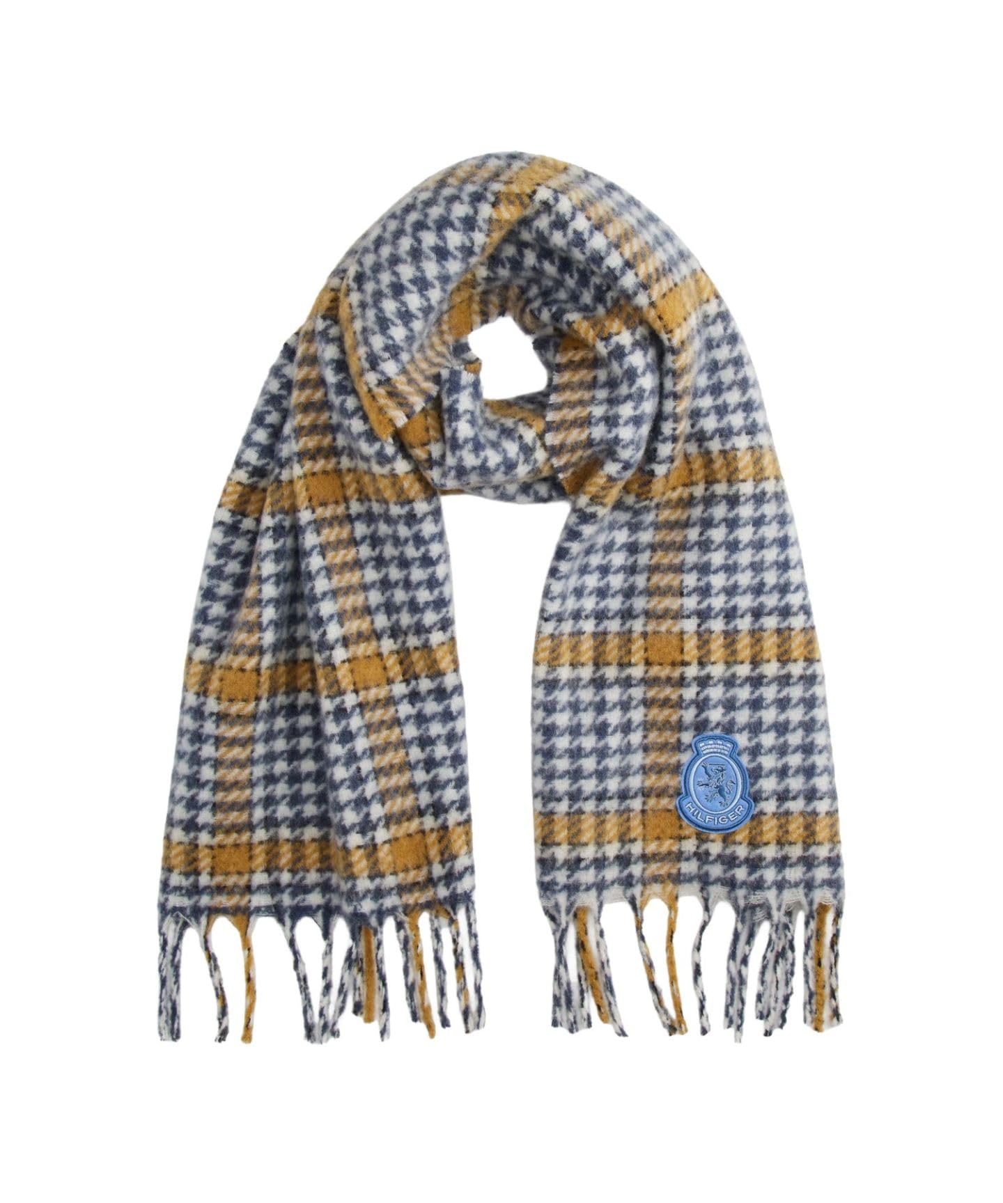 [Tommy Hilfiger] (トミーヒルフィガー) クレストロゴフラッフィーマフラー AW17969