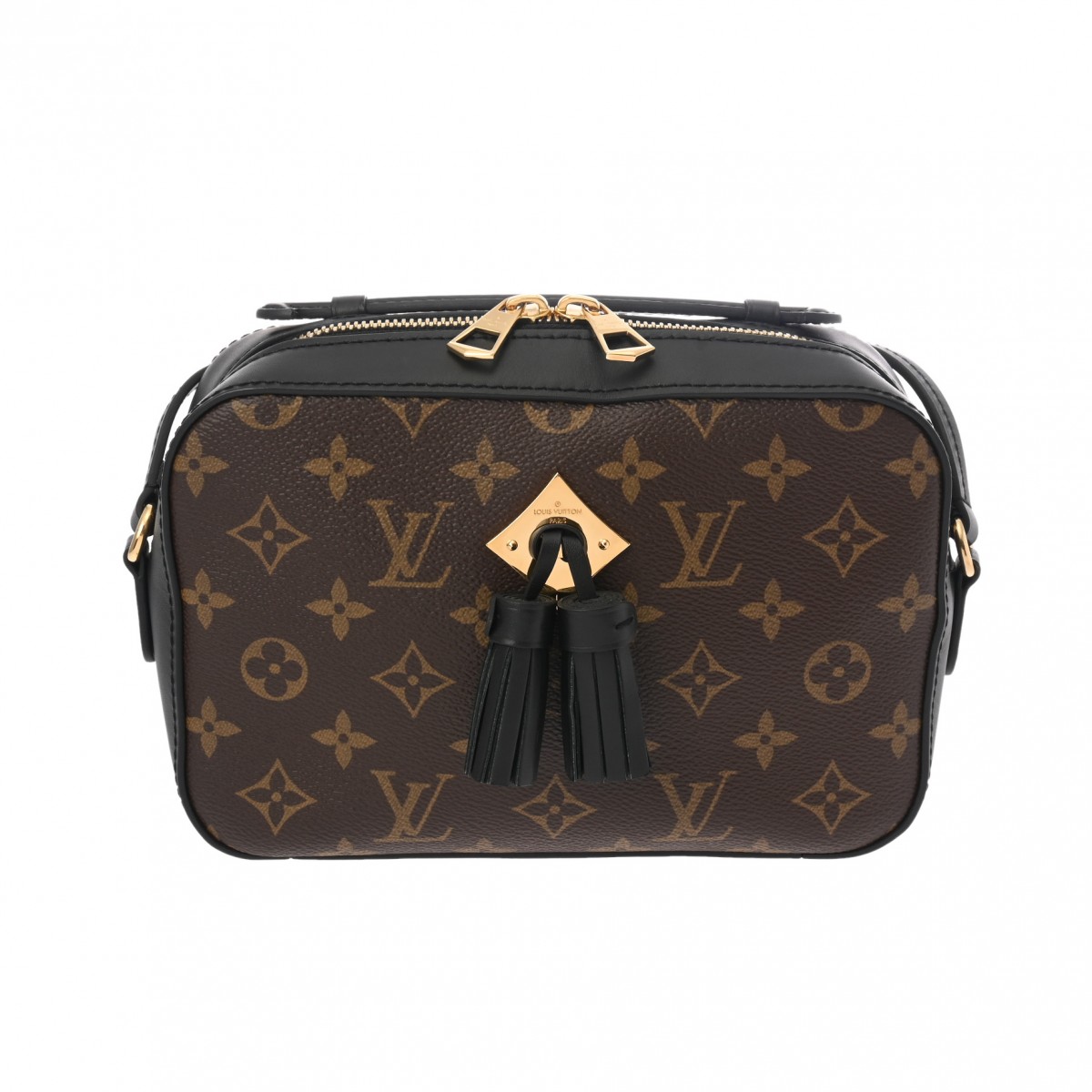 モノグラム サントンジュ ノワール M43555 レディース モノグラムキャンバス ショルダーバッグ Aランク 中古 銀蔵