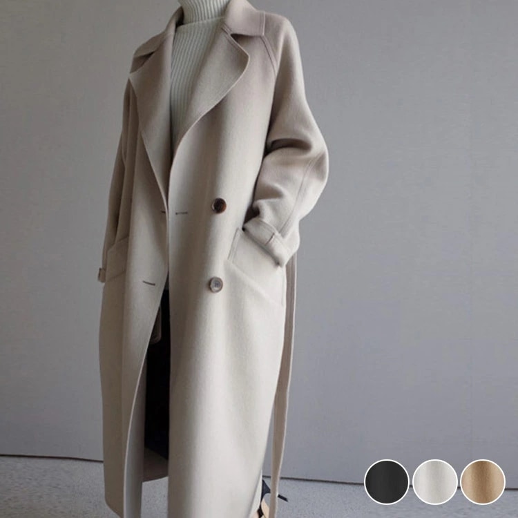 コート ロングコート レディース チェスターコート ガウン エレガント シンプル 通勤 OL おしゃ
