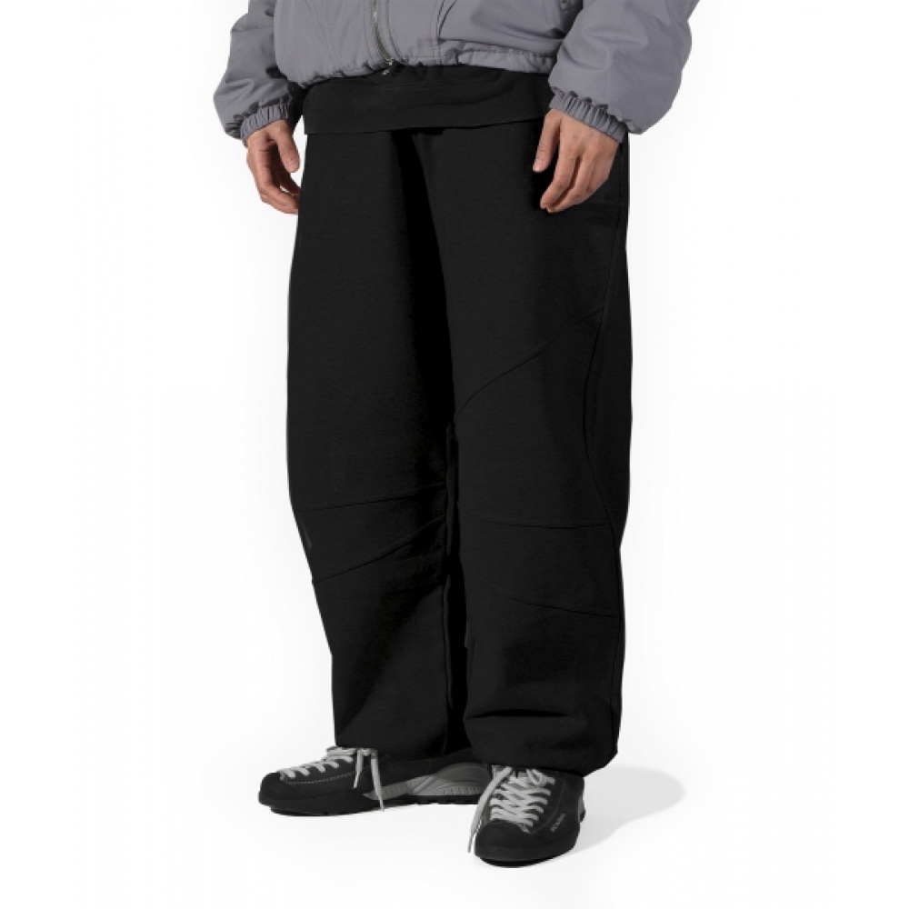 WHILE CRACK ジョガースウェットパンツ (ブラック) 11,287円