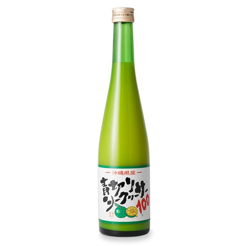 沖縄特産販売 青切りシークワーサー100 500ml ×6本