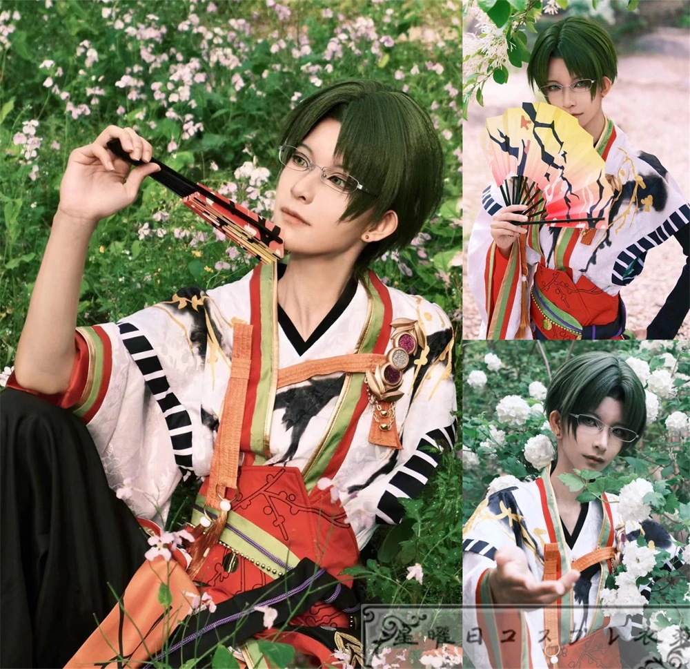 ES あんさんぶるスターズ 紅月 昇華＊天地鳴動の晴レ舞台 金色千夜夢舞台 蓮巳敬人　鬼龍紅郎　神崎颯馬　コスプレ衣装 ハロウィン コスチューム 仮装