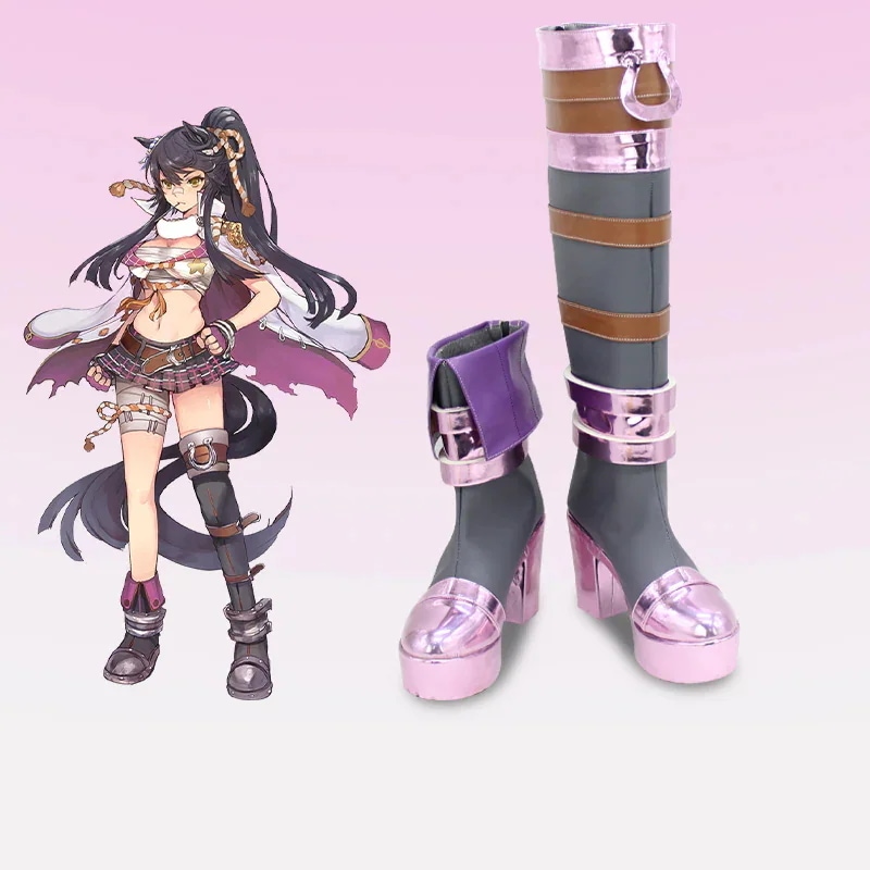 ウマ娘 プリティーダービー ナリタブライアン コスプレ靴 ブーツ