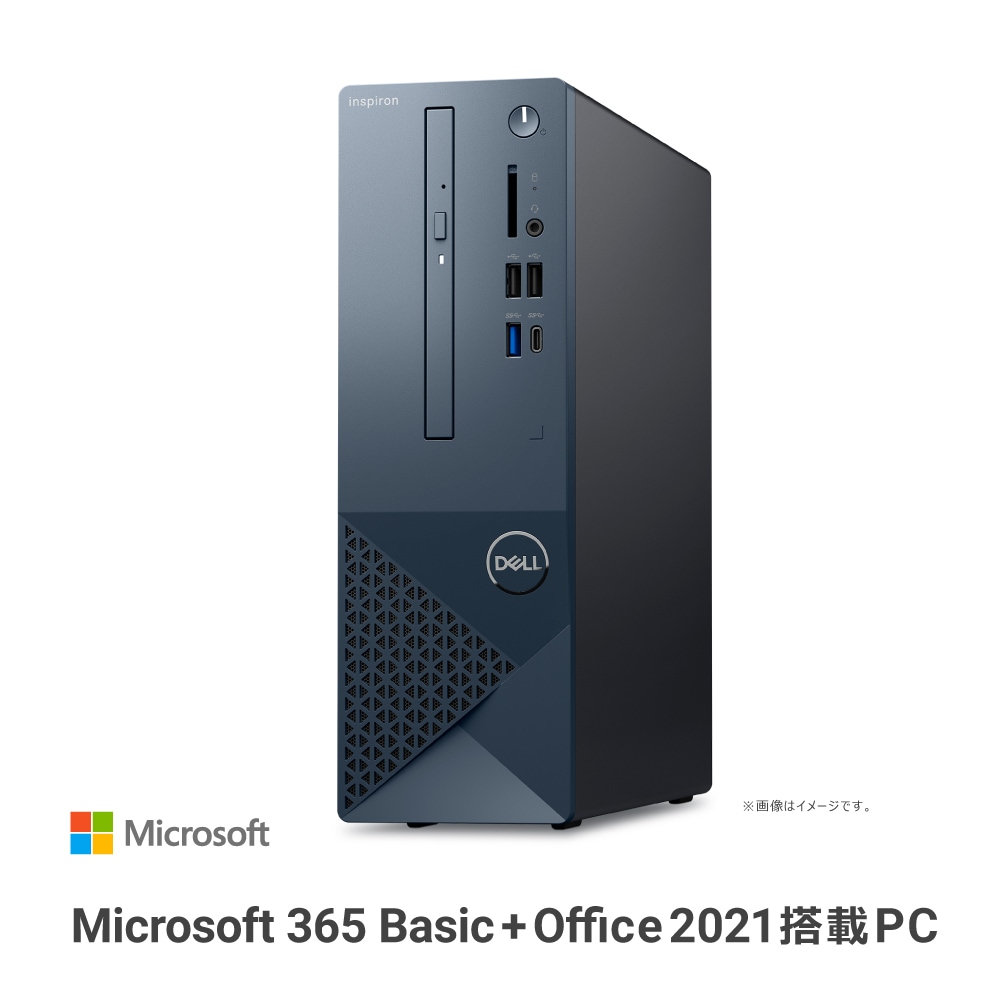 DELL（デル） スモールデスクトップパソコン Inspiron 3030（Core i5/ メモリ 16GB/ 512GB SSD/ Officeあり）-　ブラック（ミスト ブルー メッシュ） S
