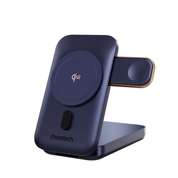 CHOETECH(チョエテック) sp230004-C04 ブルー B750 2-in-1 モバイルバッテリー (10000mAh PD20W Qi2ワイヤレス充電対応)