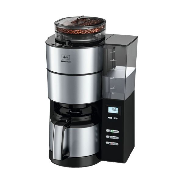 コーヒーメーカー アロマフレッシュサーモ 10杯用 ブラック AFT1021-1B 1台