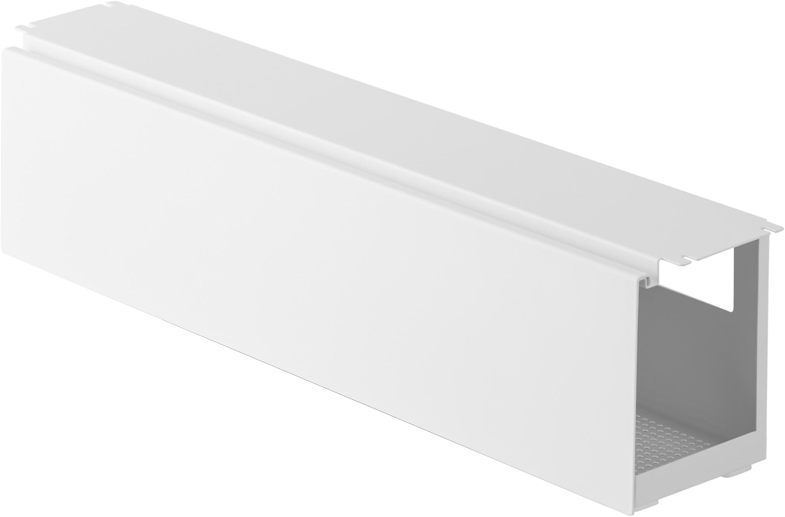 デスク下 天板ケーブルラック ロング ブラック 約W63.5×D12×H17cm タワー tower ケーブル 電源タップ 収納 ネジで固定 カバー付き 4479 4,783円