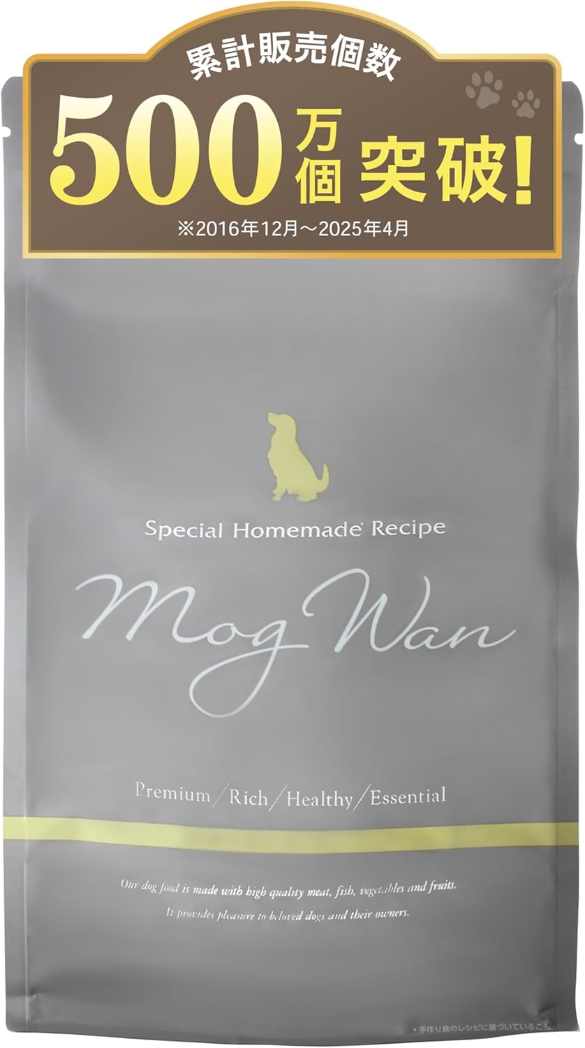 モグワン ドッグフード チキン＆サーモン 全犬種 全年齢対応 グレインフリー 無添加 ペット先進国 イギリス産 子犬 成犬 シニア犬 小型犬 中型犬 大型犬【着色料・香料不使用】 （1.8kg×1個）