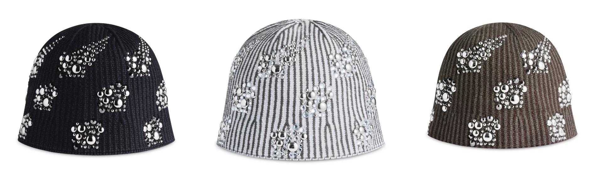 韓国限定 韓国人気 トレンド ファッション シャイン ビーニー ニットキャップ バケットハット (3カラー) - Black/Grey