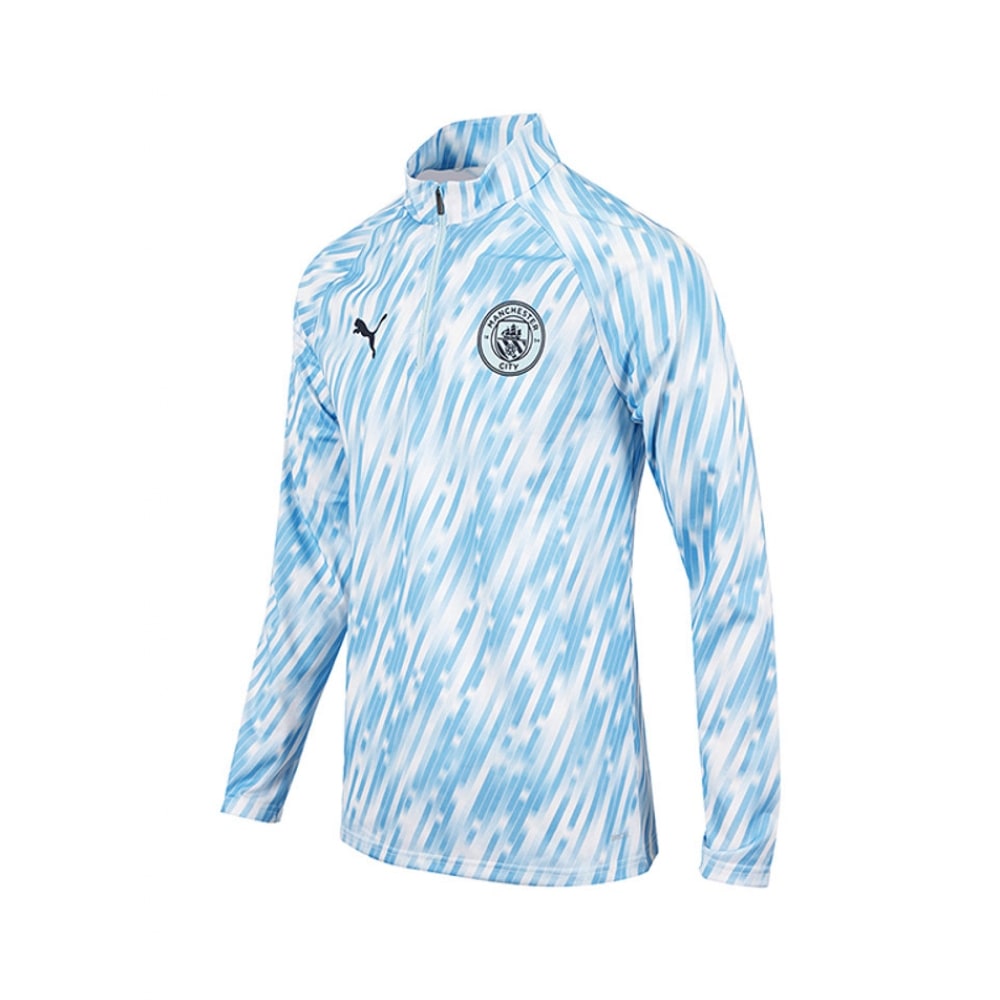 プーマ マンチェスターシティ ウェア 1/4 長袖 ジップトップ マンシティ