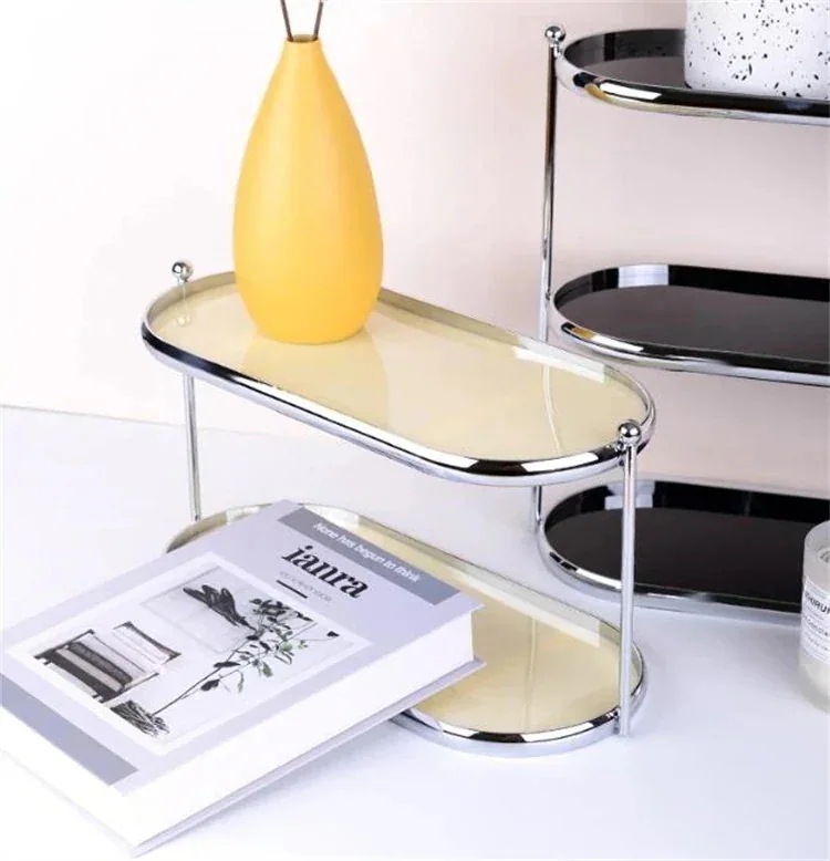 メガ割 スタイパンチレ学生三层シンプ洗面浴室収テーブル二层収納異物収納化粧スキンケア収納棚1530福袋 5,366円