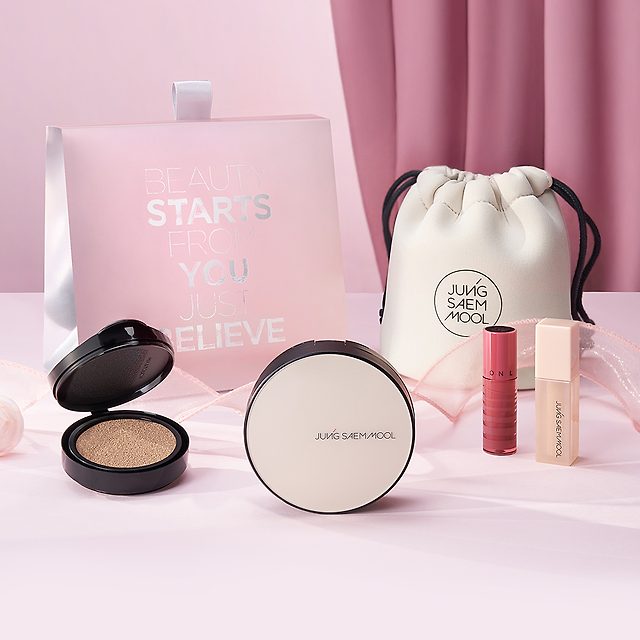 スキン ヌーダー クッション(詰め替え付き)+コンシーラーミニ+ティントミニ+バケットポーチ(ヌード)