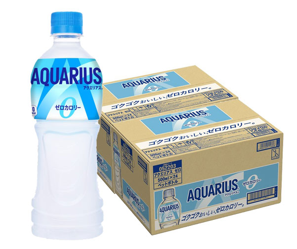 【送料無料】コカ コーラ アクエリアス ZERO ゼロ 500ml48本/2ケース