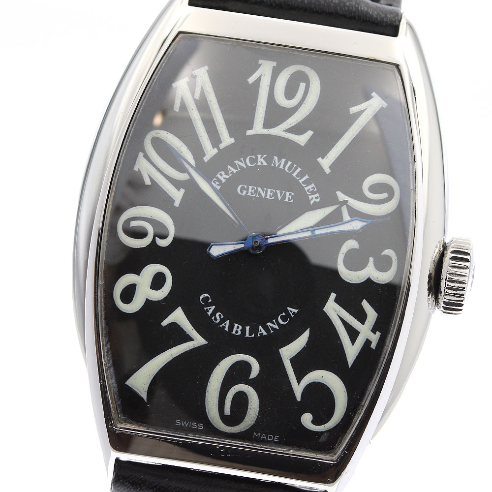 フランクミュラー FRANCK MULLER 5850 トノーカーベックス カサブランカ 自動巻き メンズ _899617【中古】