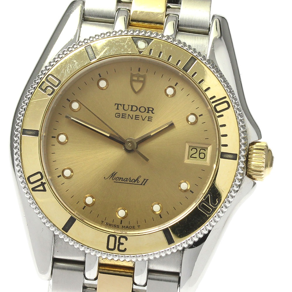 ジャンク チュードル TUDOR 15753 モナーク デイト クォーツ ボーイズ _808666【中古】 120,300円
