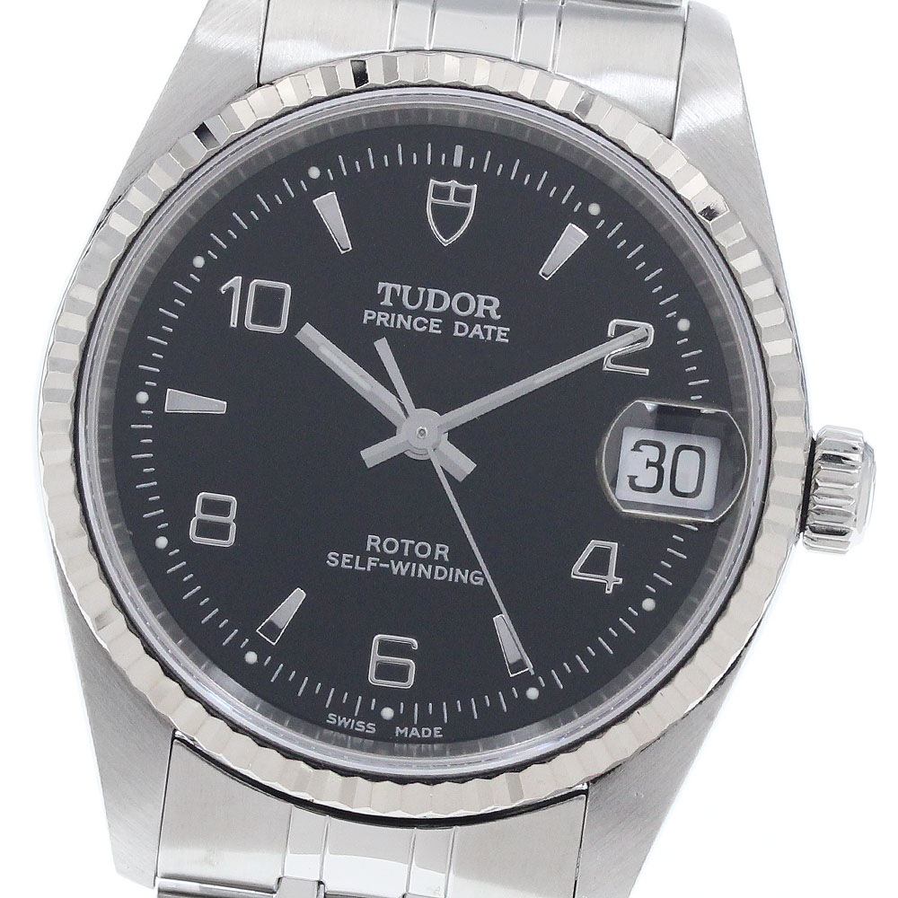 チュードル TUDOR 72034 プリンス デイト WGベゼル 自動巻き ボーイズ _951880【中古】