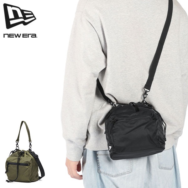 正規取扱店 ショルダーバッグ メンズ レディース 斜めがけバッグ ブランド 斜めがけ 小さめ 軽量 大人 かっこいい ナイロン 手持ち 巾着 2WAY ドローストリング ポーチ 3L ナイロンツイル