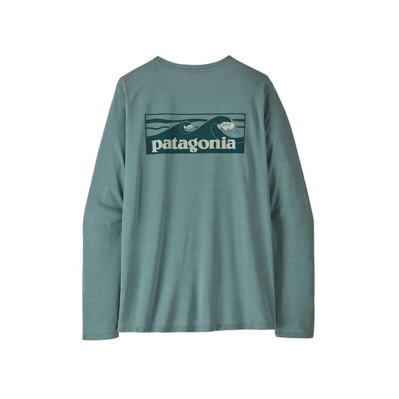 パタゴニア PATAGONIA ウィメンズ ロングスリーブ キャピリン クール デイリー シャツ - ボードショーツ ロゴ 45465R5 395425