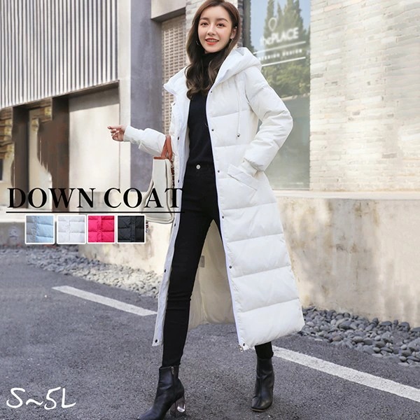 ダウンコート レディース ロング 90％ダウン 大きいサイズ 超ロング ダウンコート 防寒性抜群 ダウンジャケット アウター ダウン 冬 ギフト 30代 40代 50代 ミセス 母 ロングコート 暖か