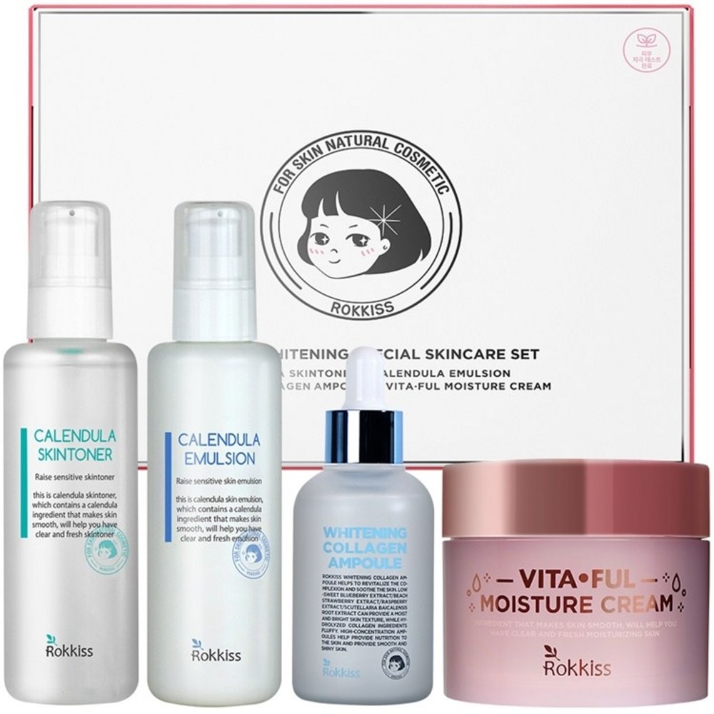 ロッキースホワイトニングスペシャルスキンケア4種セット