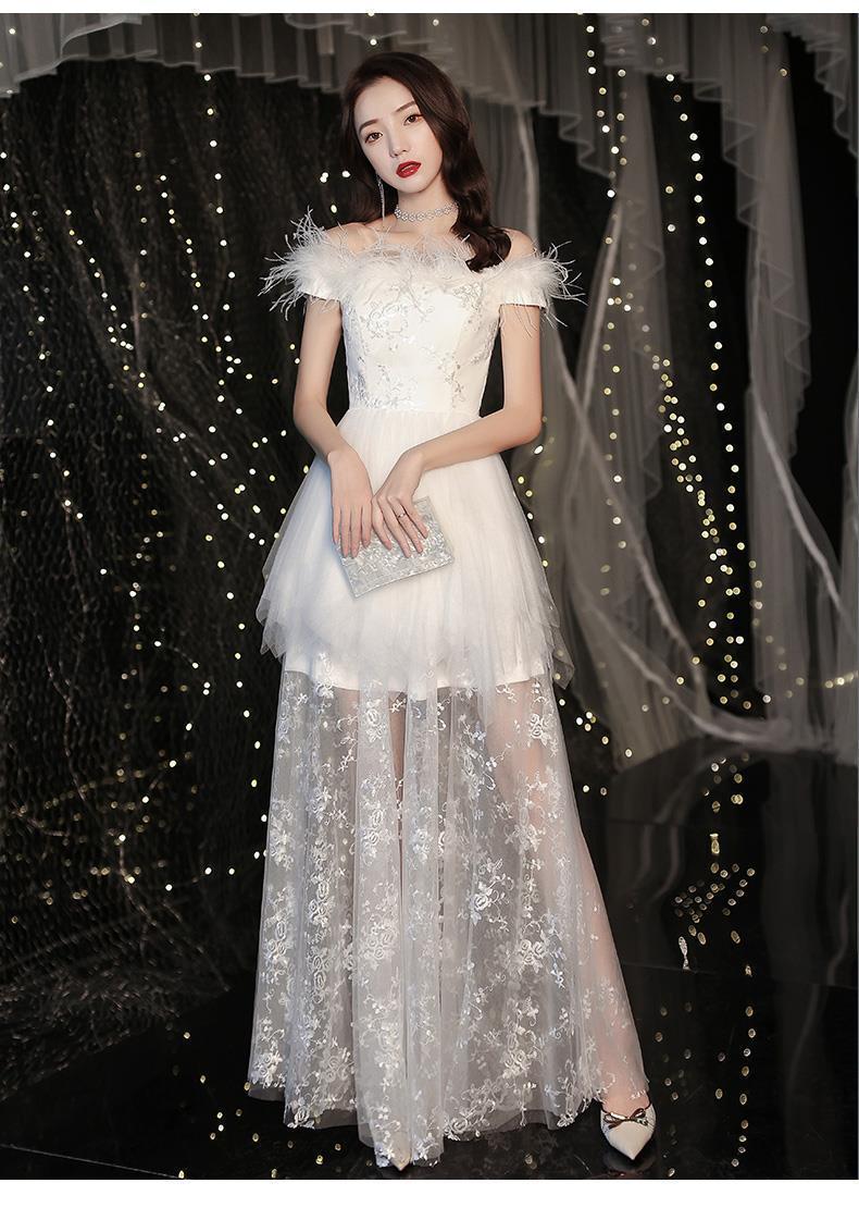 ロングドレスウェディングドレス発表会イブニングドレス演奏会上品演奏会結婚式