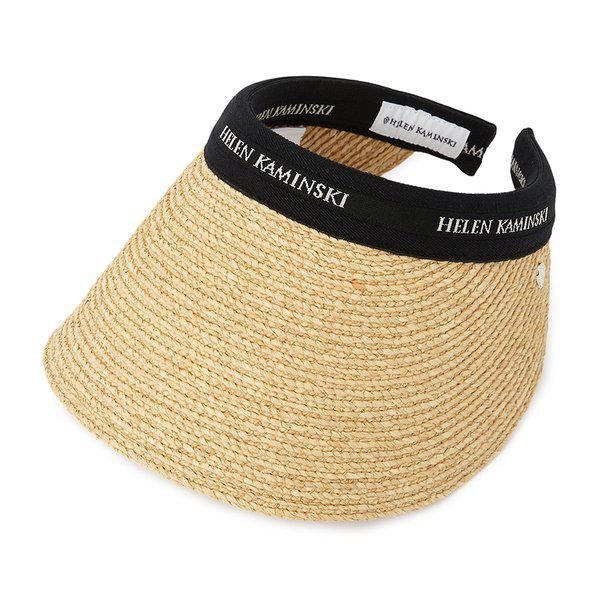 [釜山店] ビアンカ12 女性 バイザー HAT52493 NATURAL BLACK