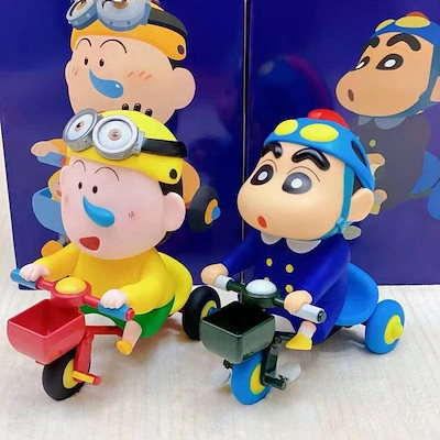 特大自転車 ダムタンクしんちゃん オーナメント クレヨンしんのすけ フィギュア 野原しんのすけ トレンディモデル ギフト