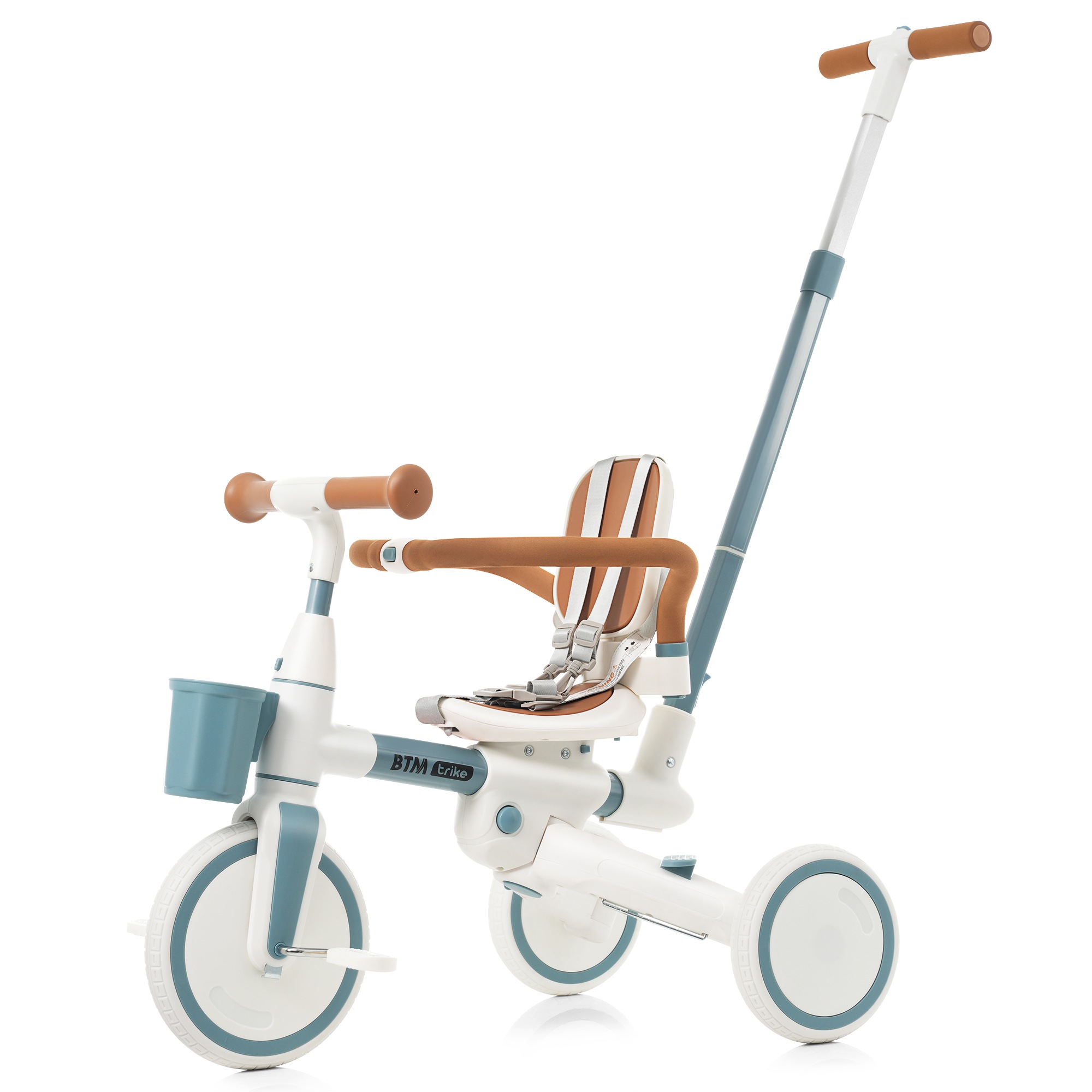 【国内在庫品 急速出荷】子供用三輪車 7in1 舵取り 多機能 手押し棒 カバー おしゃれ座面回転 自転車 キックバイク おもちゃ 誕生日 プレゼント こどもの日 お祝い クリスマス ギフト 1歳 2