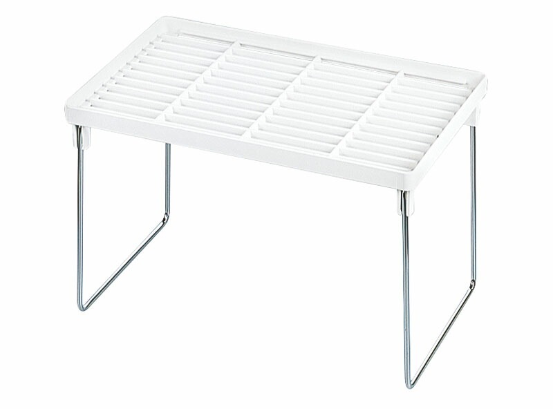 （まとめ買い）T-103 キッチンラック Lタイプ ABS樹脂 積み重ね棚 [x3]