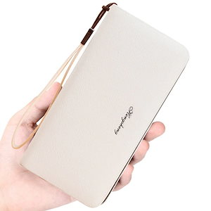 調したい財布おしゃれファスナービジネスシンプル高級感長財布カードケース多機能大容量メンズ財布流行りクラッチバッグ