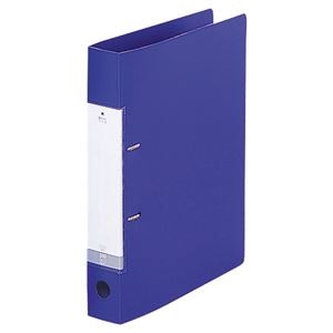 (まとめ) リヒトラブ リクエスト D型リングファイル A4タテ 2穴 350枚収容 背幅46mm 青 G2230-8 1冊 (×15セット)