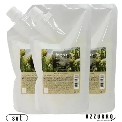 ナ プラ イノート ヘアケアミスト 500ml 詰め替え 合計3点セット【宅急便コンパクト対応】【翌日着対応】