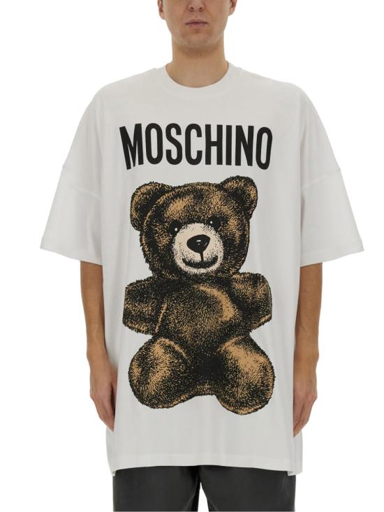 MOSCHINO Men T-Shirts 07120244 1001 WHITE
