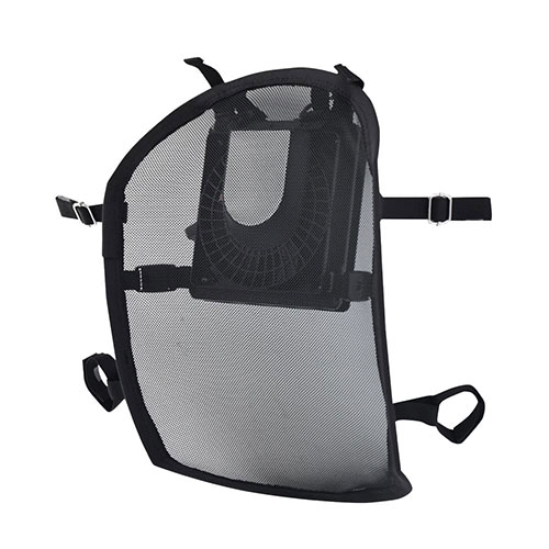 ファンと冷却プレートで背中蒸れとおさらば ひんやりュック