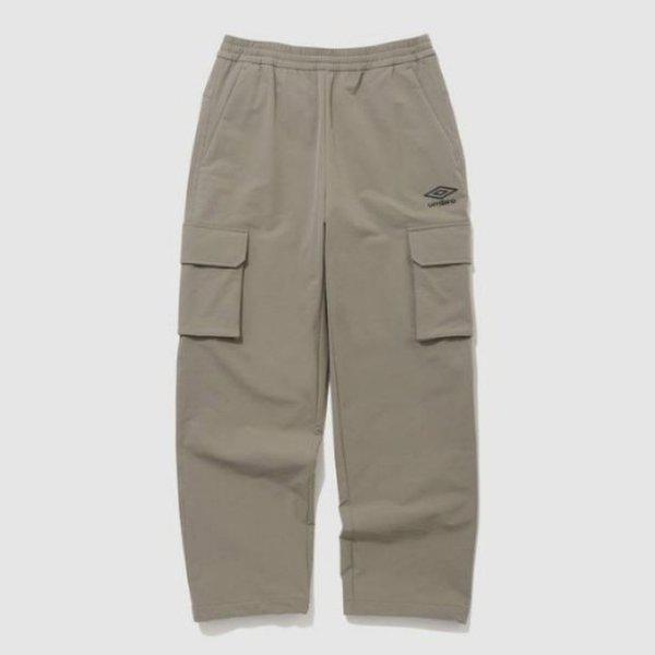 パンツ JQS UP421SPTO8-GBR1 ポーラーカーゴ裏起毛ストレートパンツ / GREY BEIGE