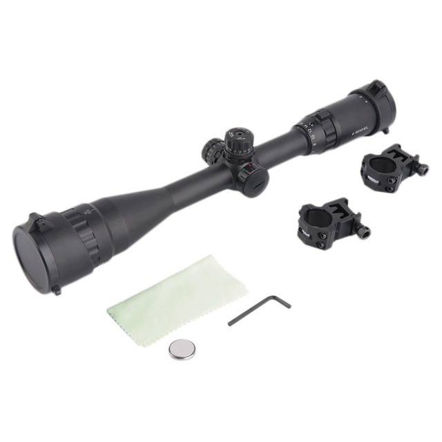 4-16 * 40mm AOLグリーンレンズフィルム視力狩り望遠鏡赤/緑イルミネーション送料無料