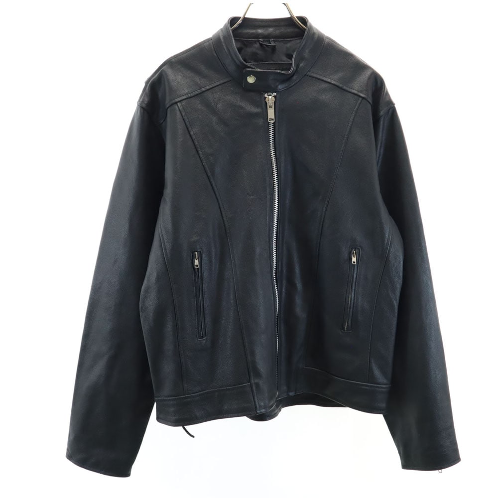 ロッキーマウンテン シングルライダースジャケット L ブラック RockyMountain メンズ