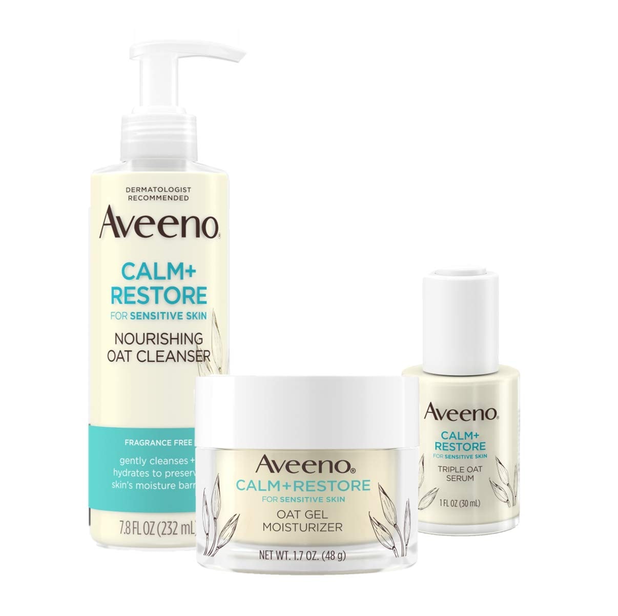 AveenoCalm+RestoreNurishingOatCleanser7.8ozRestore